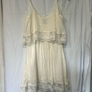 Rue21 cream color summer dress size S